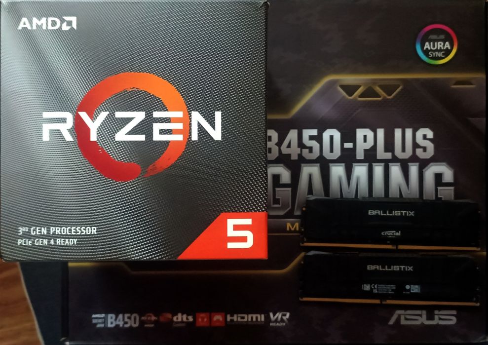 Комплект B450/3600X/DDR4