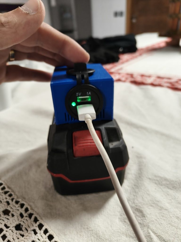 Powerbank para bateria parkside