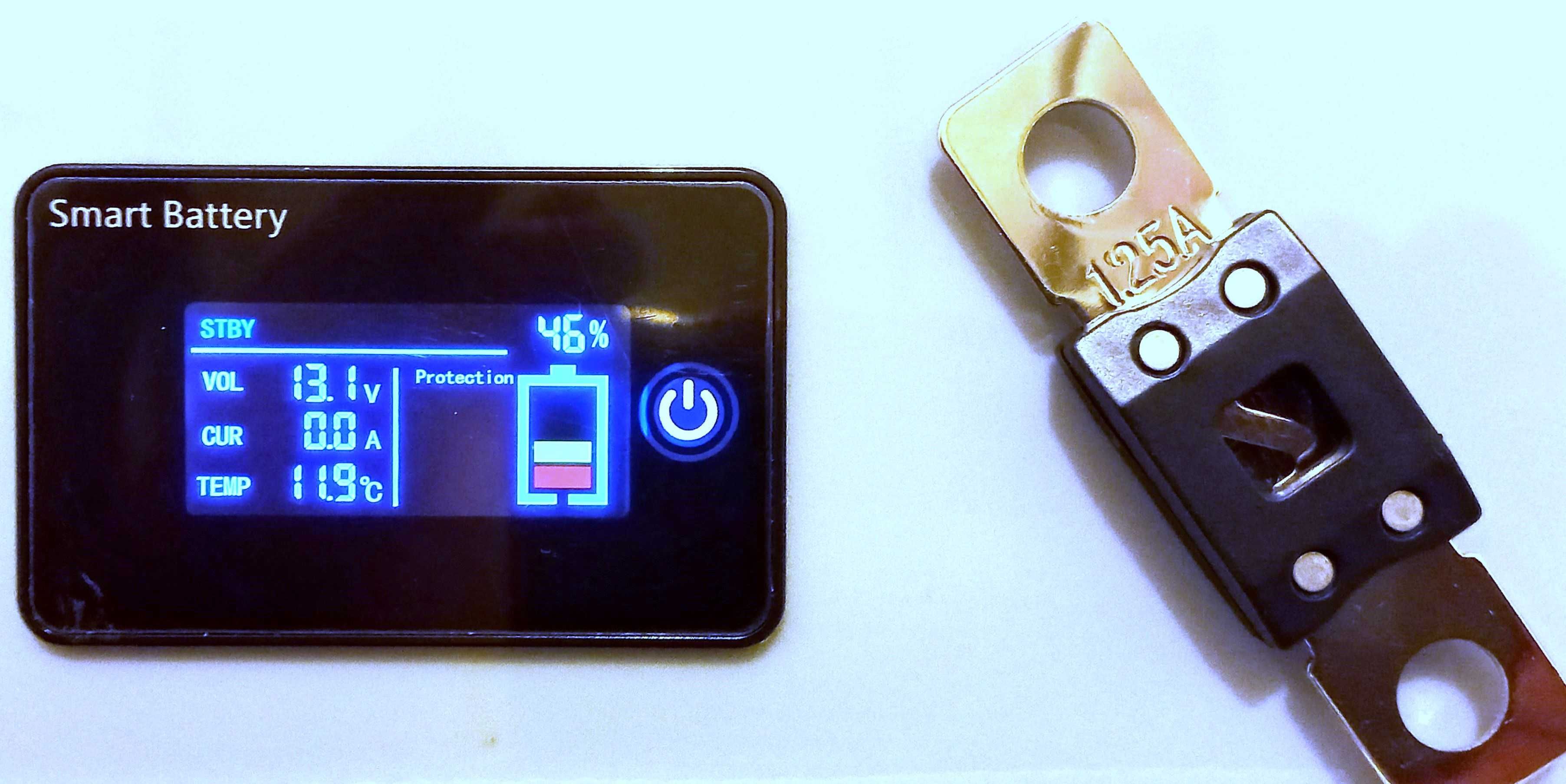 Akumulator litowy LiFePo4 100Ah + LCD + bluetootch