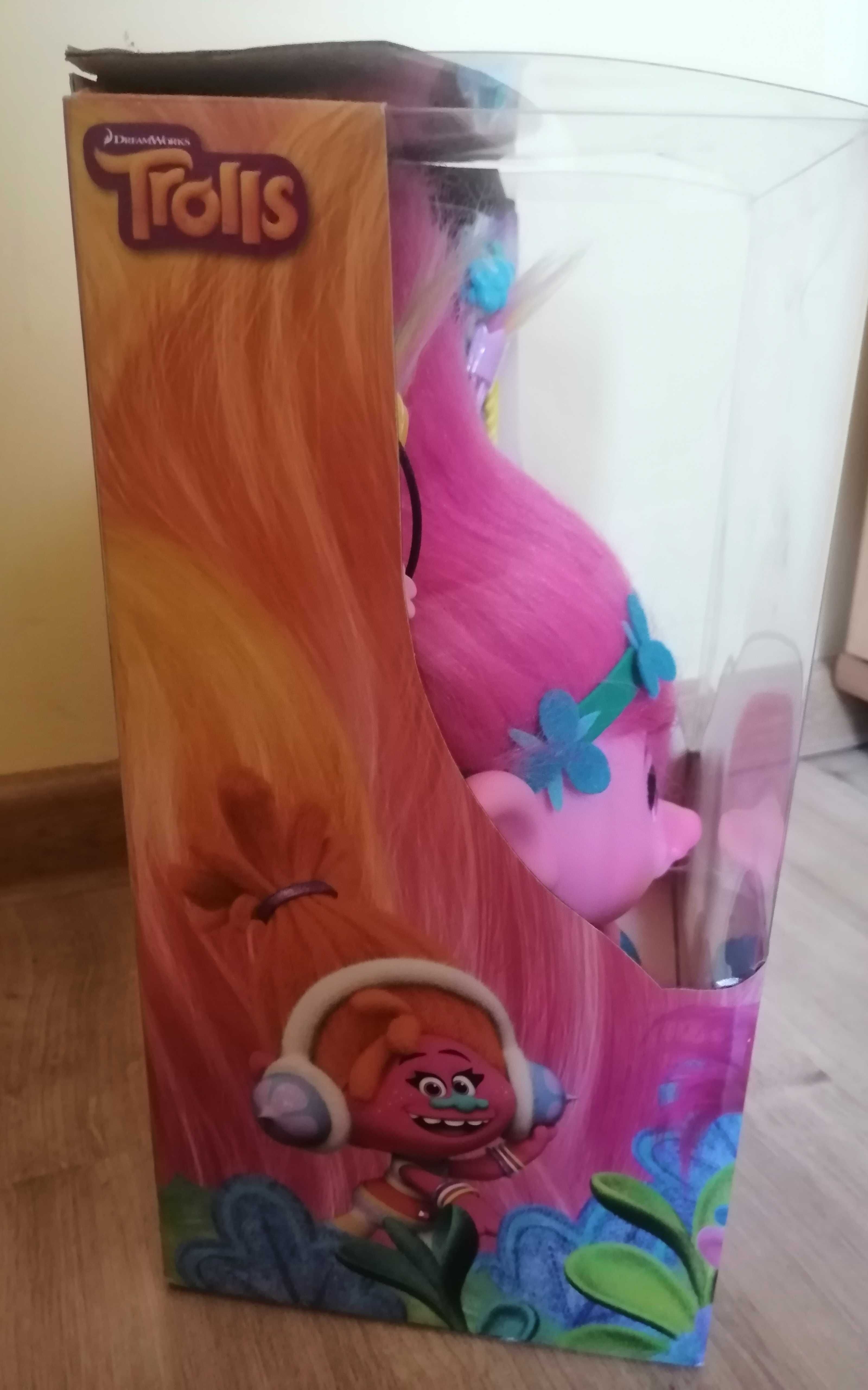 Poppy - nowa Głowa do czesania, stylizacji, trolle