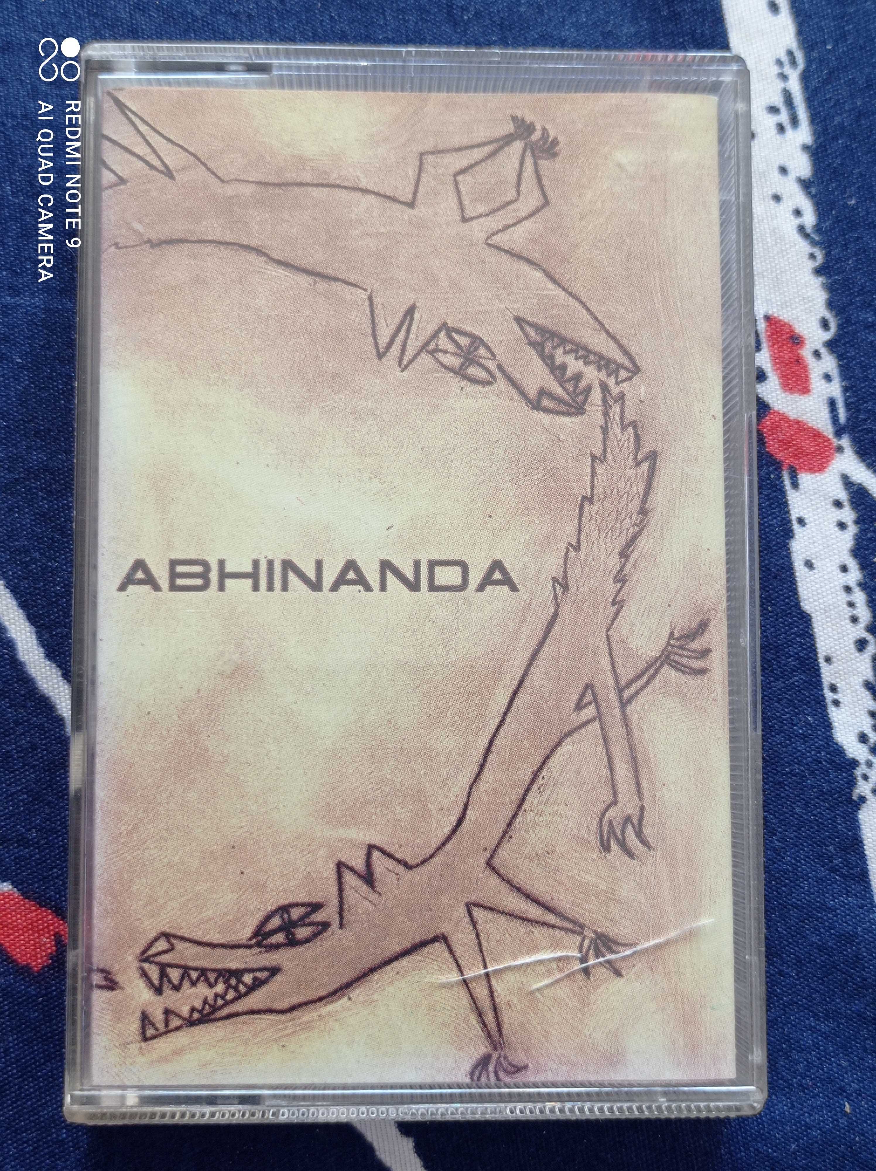 Abhinanda - s/t kaseta hardcore straight Edge Refused Purusam