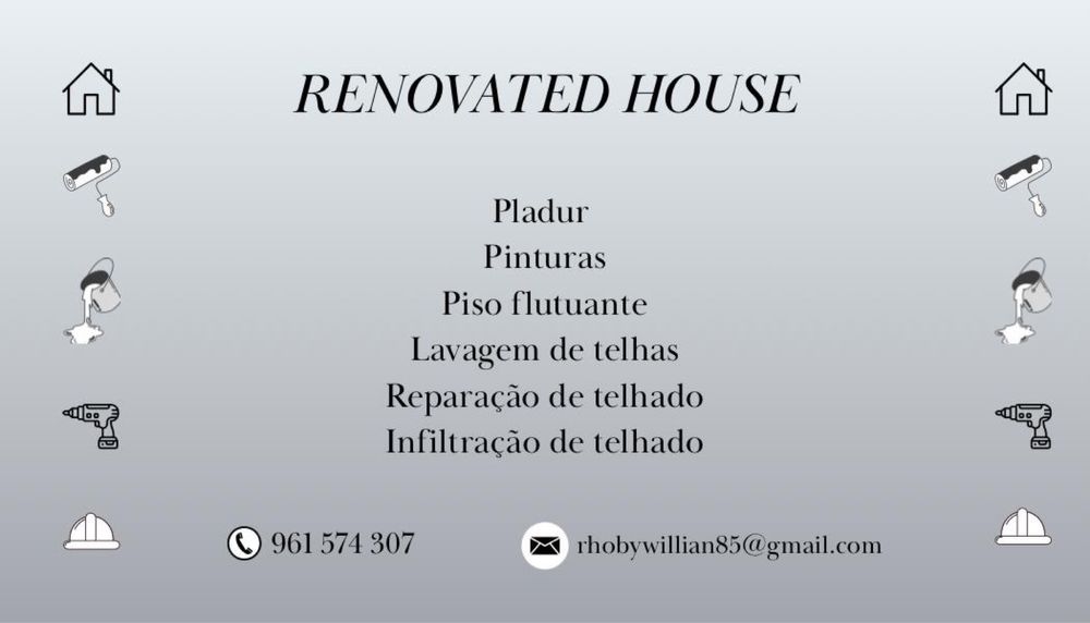 Pintura Renovated house renove seu espaço