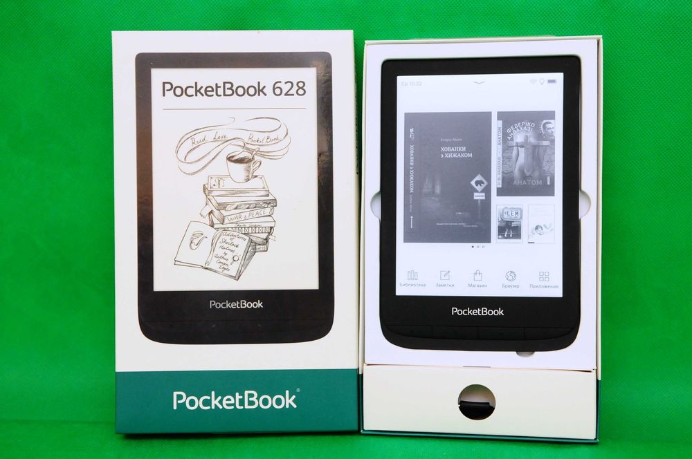 Электронные книга Pocketbook 628 Lux5 Підсвітка Сенсор+кнопки+теплота!