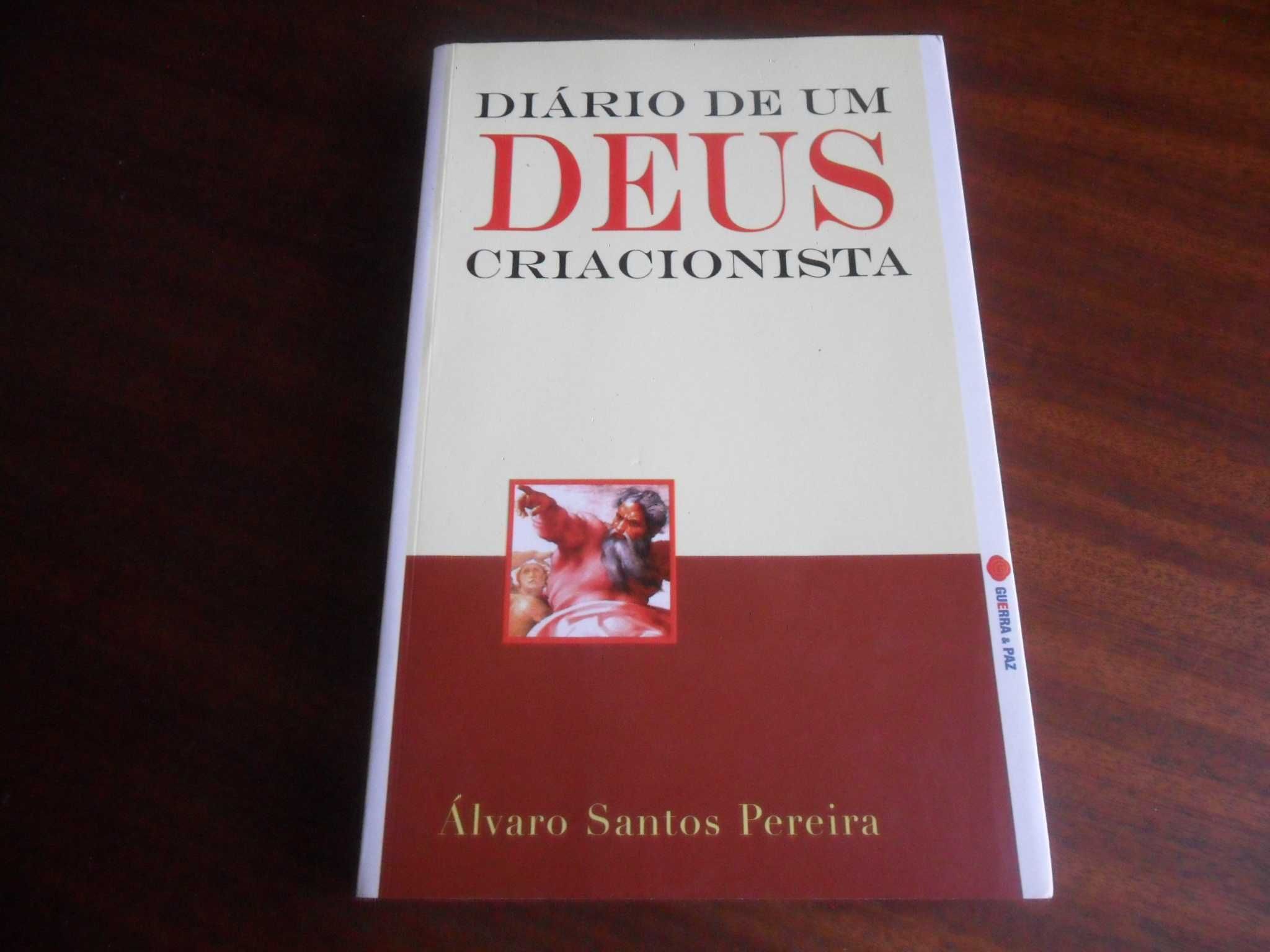 "Diário de um Deus Criacionista" de Álvaro Santos Pereira - 1ª Ed 2007