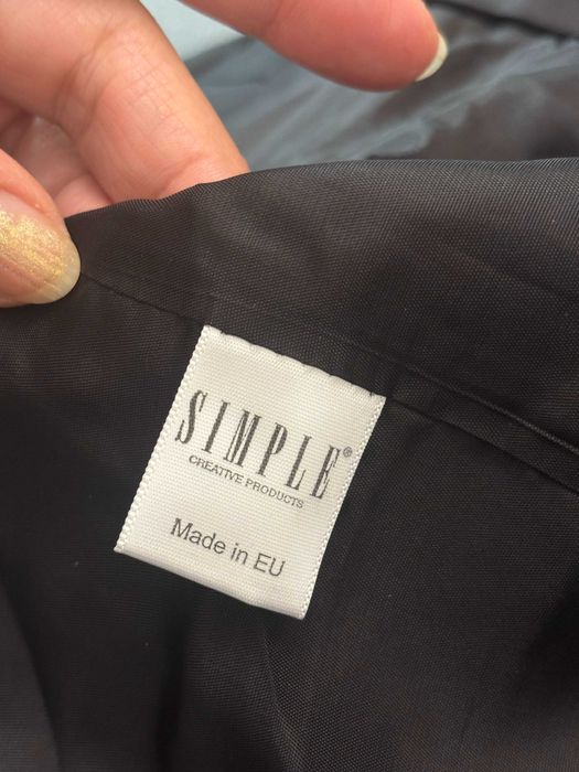 SIMPLE sukienka z baskiną inspiracja lata 50 60  WEŁNA