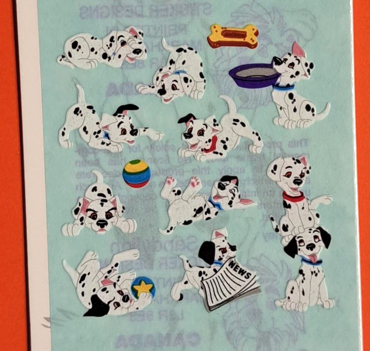 Naklejki 101 dalmatyńczyków Disney
