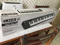 Home Studio Teclado Keyboard LINE 6 + 2 Colunas Sony Studio