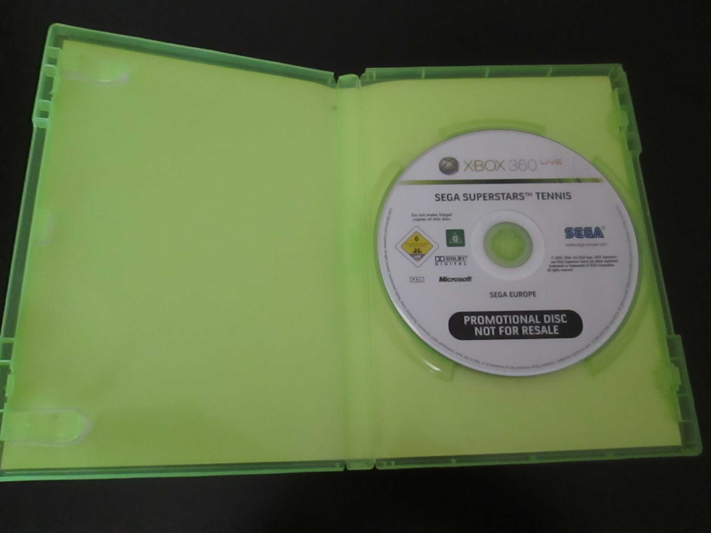 SEGA Superstar tennis XBOX 360 - Cópia promocional