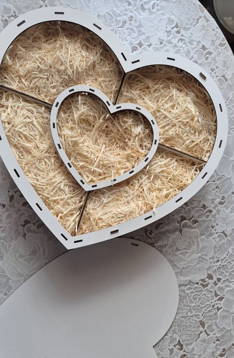 Подарунковий бокс подвійне серце