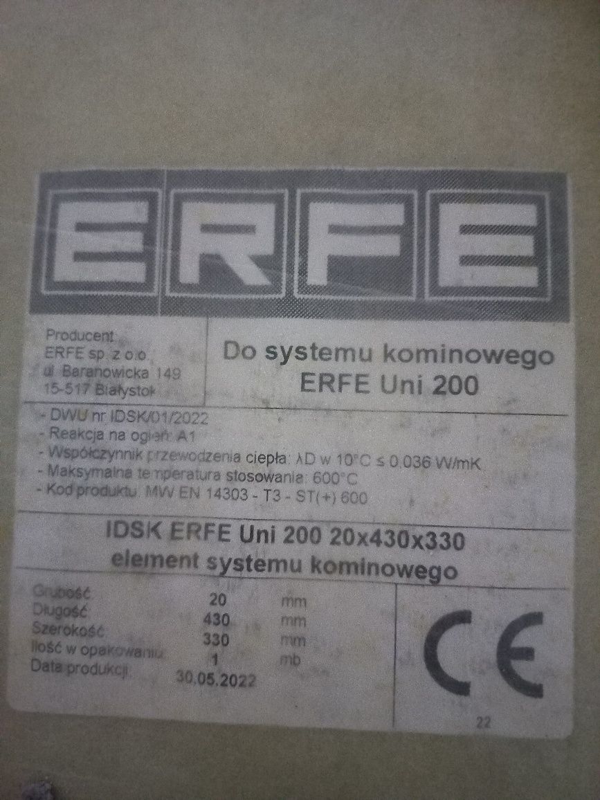 Komin systemowy Erfe średnica fi200