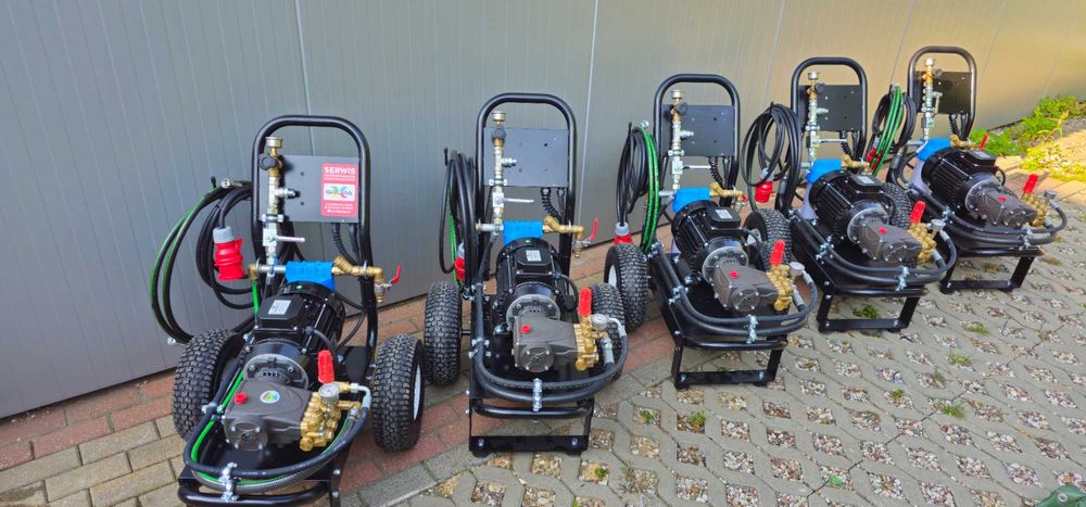 Pompa wysokociśnieniowa 250 bar – profesjonalna, NOWA, 400V