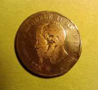 5 Cêntimos Italiano de 1861 - Cobre