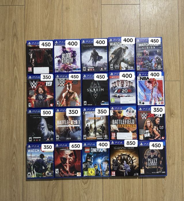 Диски для playstation 4/5 . PS4. Tekken, watch dogs, fifa