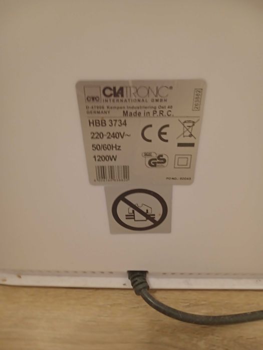 Prasownica do ubrań