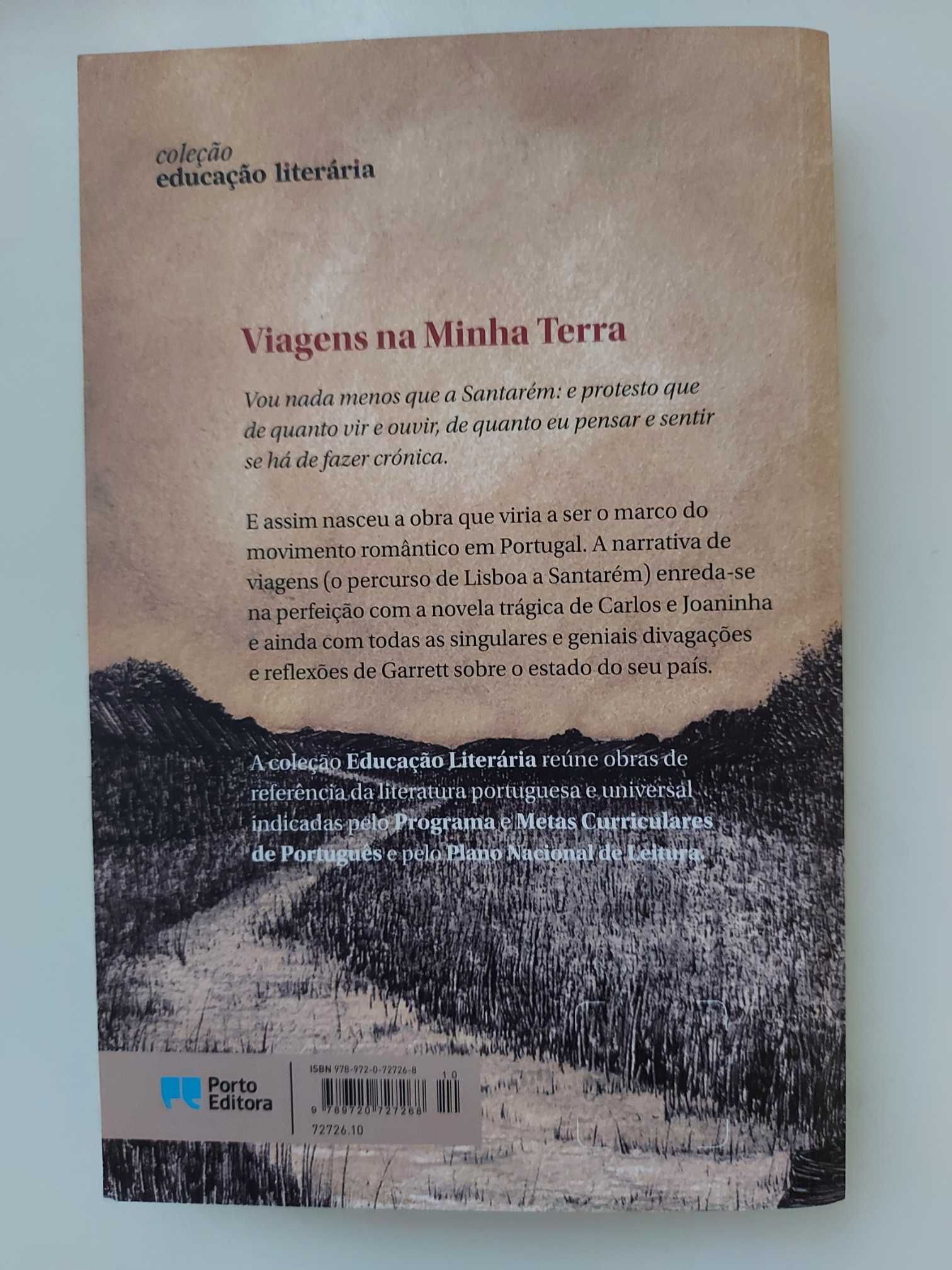 Livro Viagens na Minha Terra (como novo)