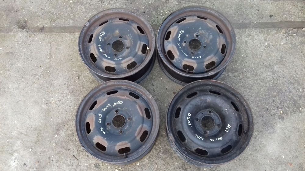 FELGI STALOWE PEUGEOT CITROEN PSA 4x108 6Jx15 ET27