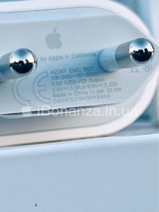 Зарядной блок 20W ОРИГИНАЛ Apple быстрая зарядка 20W для iPhone