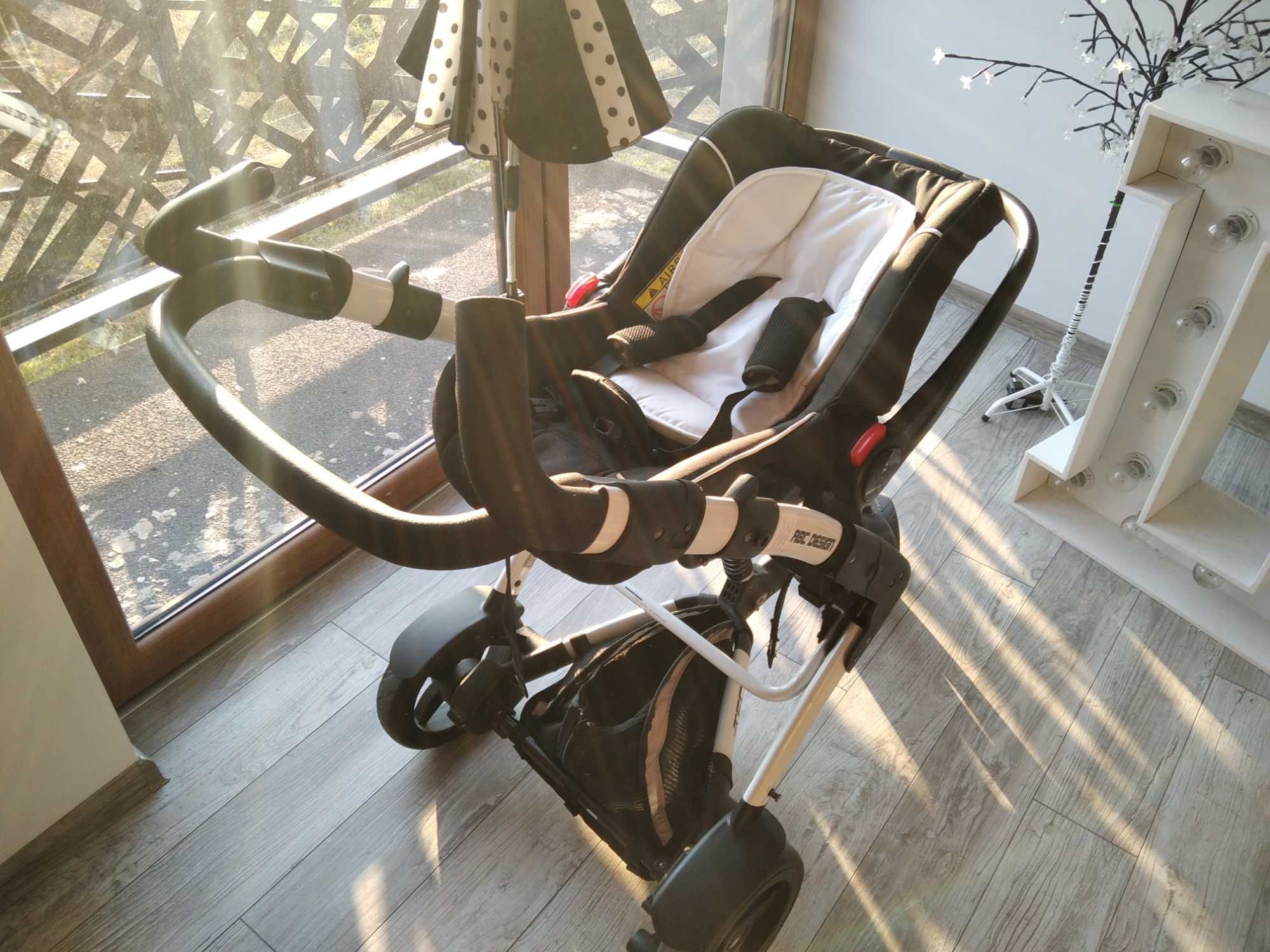 Wózek dziecięcy ABC Design 3 Tec czarny