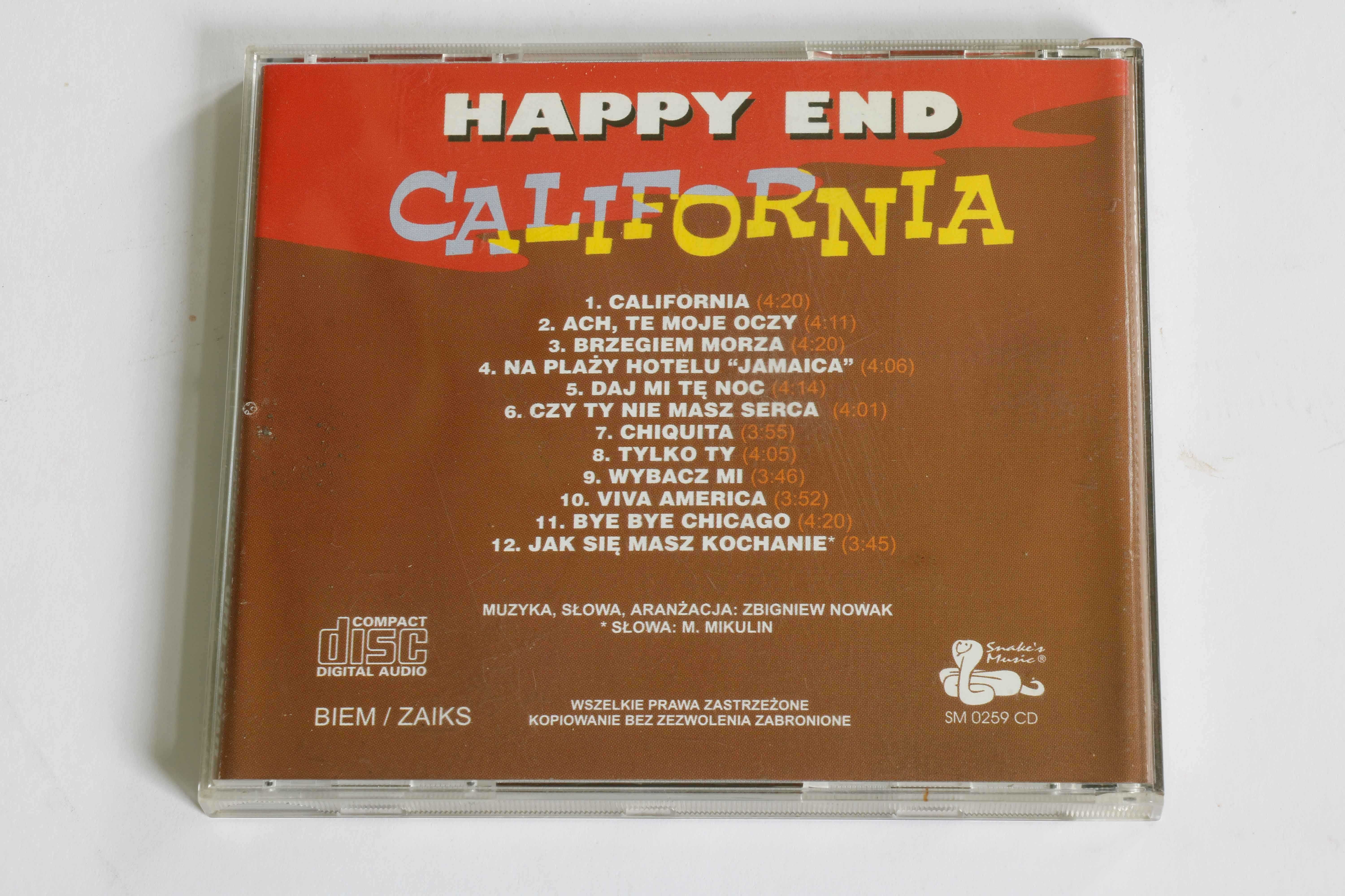 Happy End - California - Snakie Music - CD