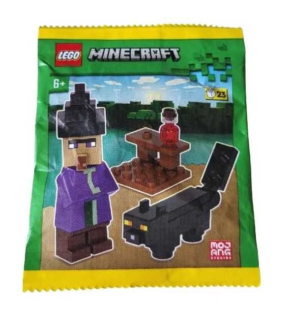 LEGO Minecraft Polybag - Witch with Black Cat and Potion #662408 klock