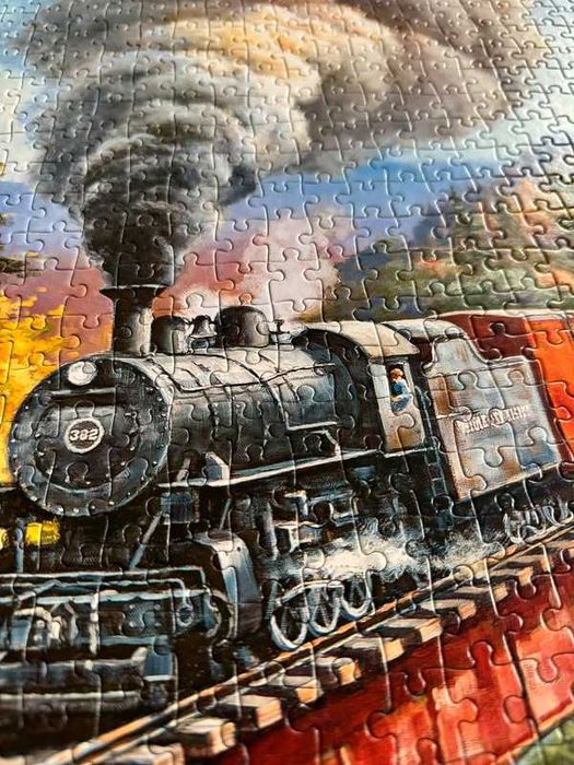 Puzzle Castorland 500 pociąg lokomotywa