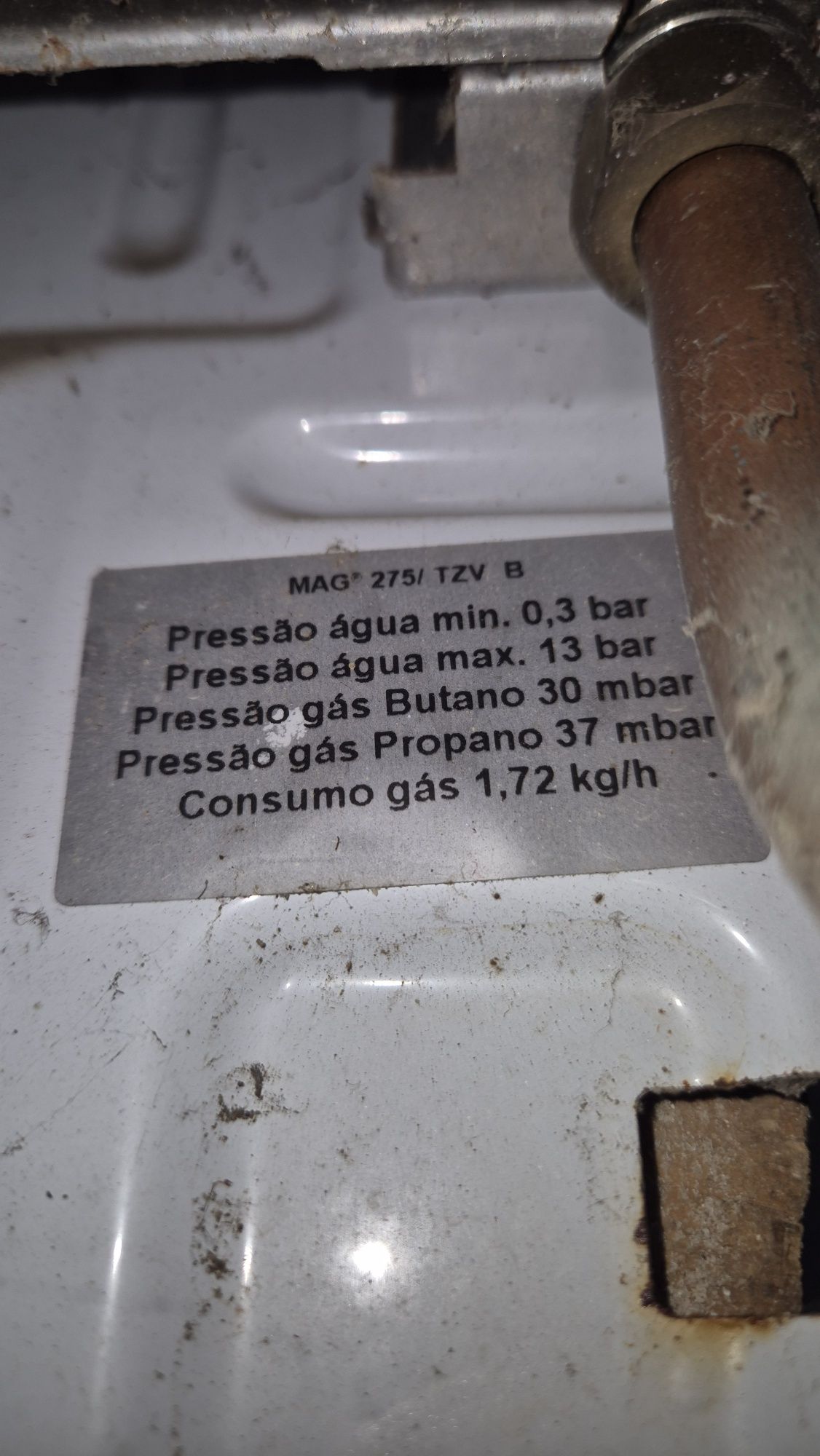 Esquentador em bom estado
