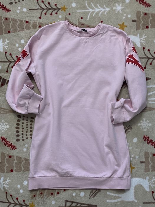 George różowa bluza z nadrukiem na plecach S