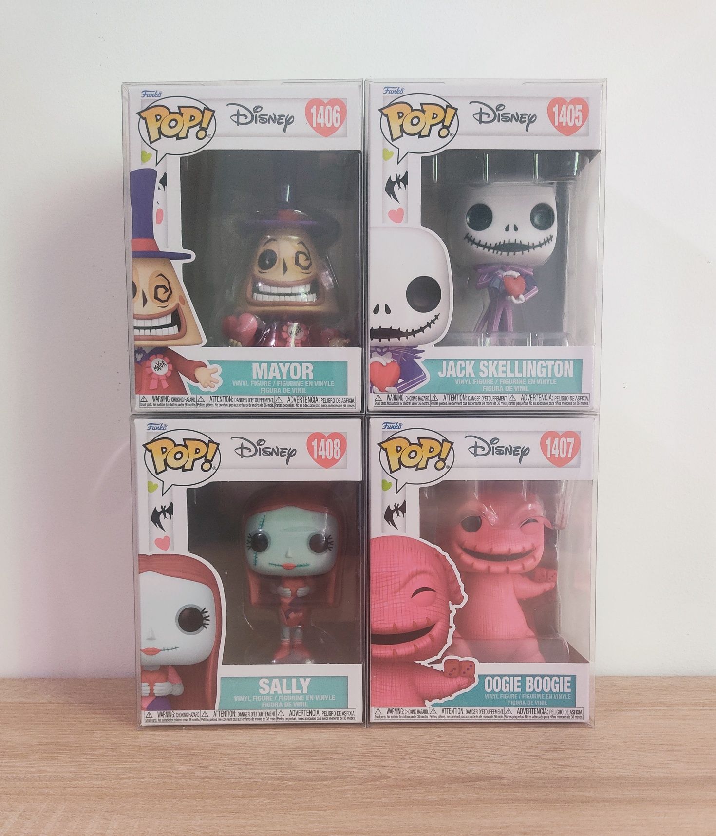 Funko Pop * SET Jack #1405 Mayor #1406 Oogie Boogie #1407 Sally #1408