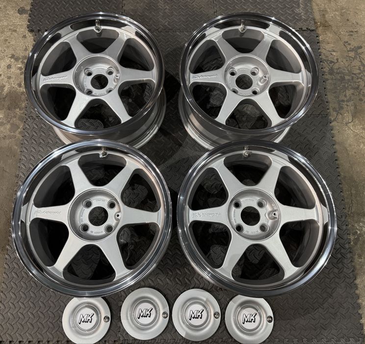 Alufelgi MK Motorsport 4x100 7,5j 16" po renowacji wysylka E30 Golf vw