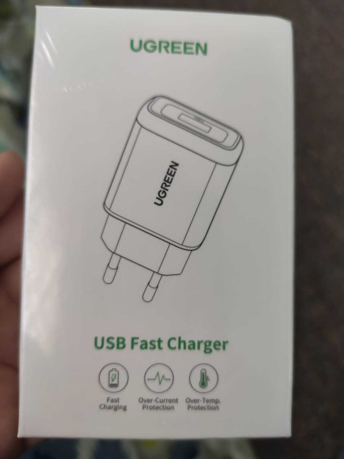 NOVO - UGREEN Carregador QC3.0 USB Fast Charger 18W - SELADO