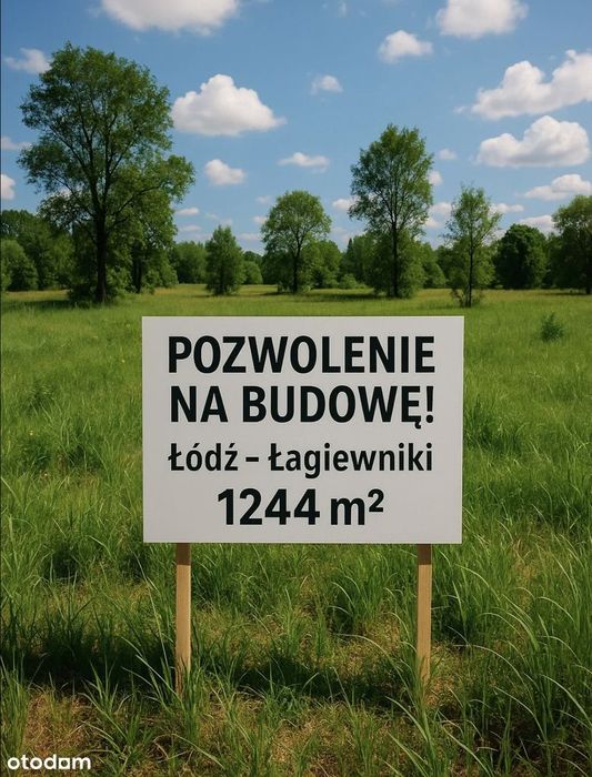 Łagiewniki - działka z pozwoleniem na budowe i projektem domu!
