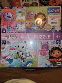 Puzzle koci domek Gabi