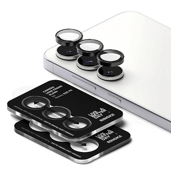 Osłona Aparatu Ringke Camera Frame Protector 2-Pack Galaxy S25 Fe Blac