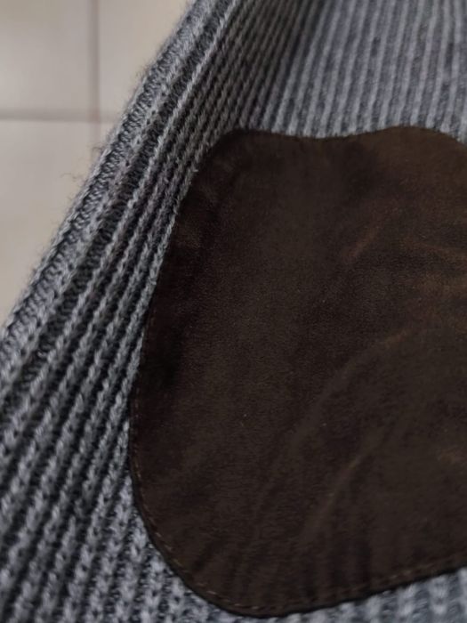 Sweter sweterek L Bugatti męski cotton baumwolle bawełna wełna classic