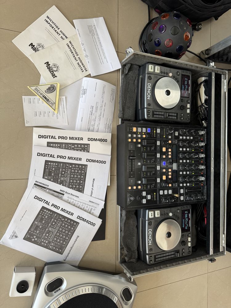 Zestaw dj konsola denon magnat ddm4000