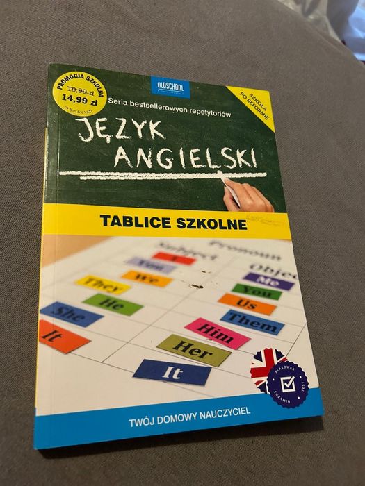 Język angielski- tablice szkolne