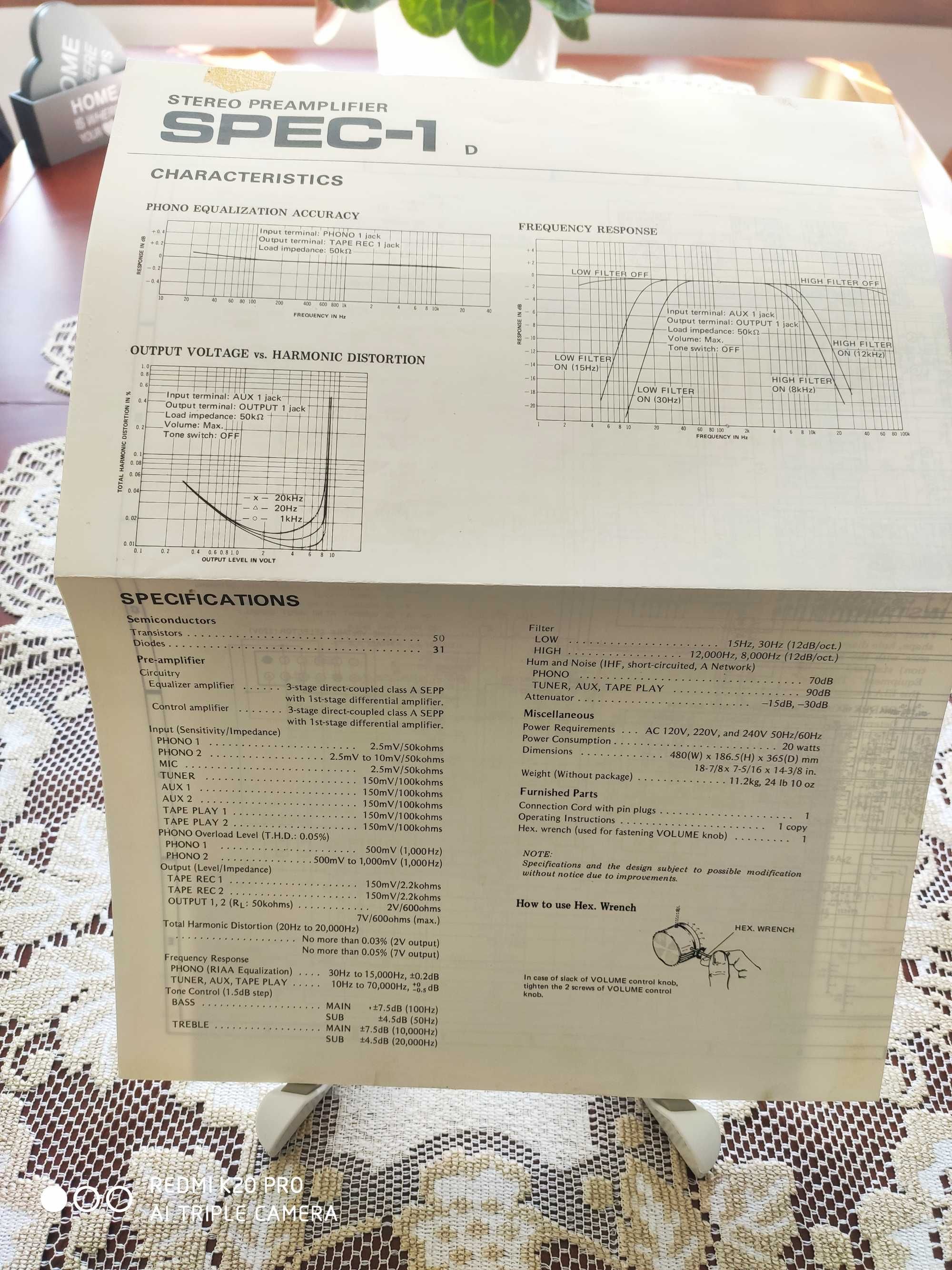 Pioneer Spec -1 przedwzmacniacz