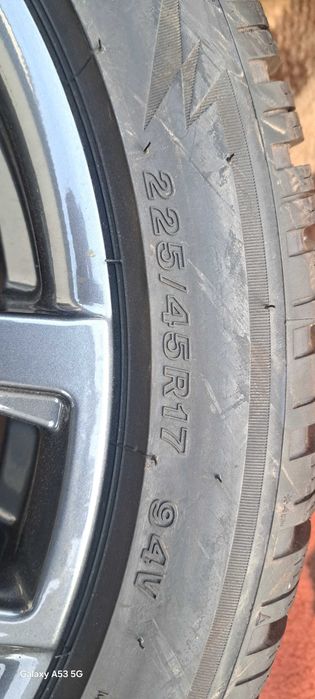 4 x Alufelgi Kia Ceed z oponami 17" zima jak nowe