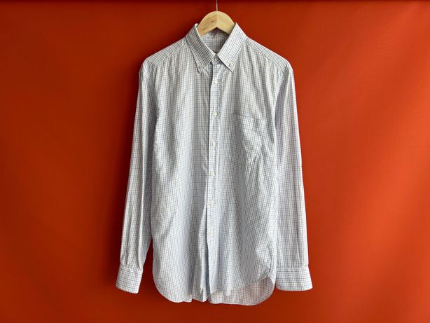 ??? Brioni Оригинал мужская рубашка сорочка размер L XL Б У