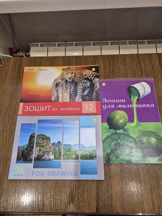 Канцтовары (набор для оригами, альбом для рисования, цветная бумага)