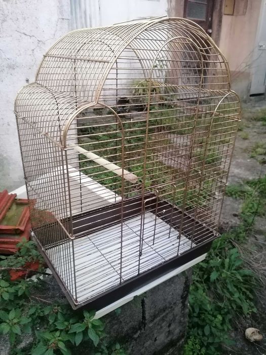 Vendo gaiola para pássaros de médio porte