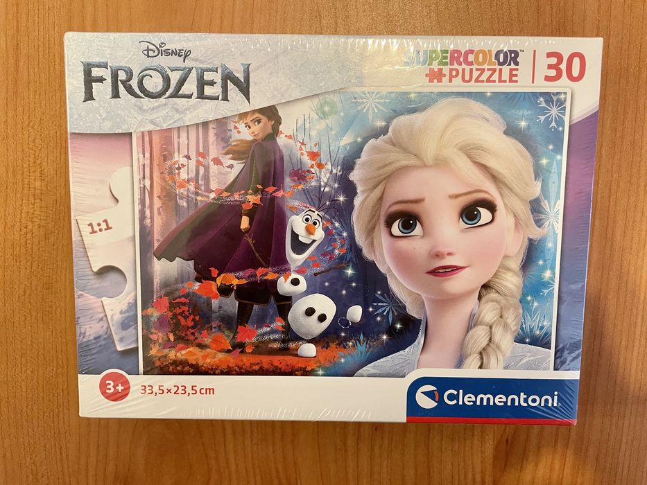 Puzzle 3+ Peppa, Elsa Frozen, książeczka z dźwiękiem