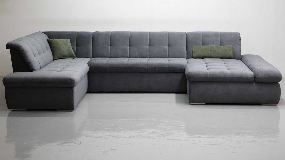 TGP Nowy narożnik Wielkie niemieckie U funkcja spania rogówka kanapa