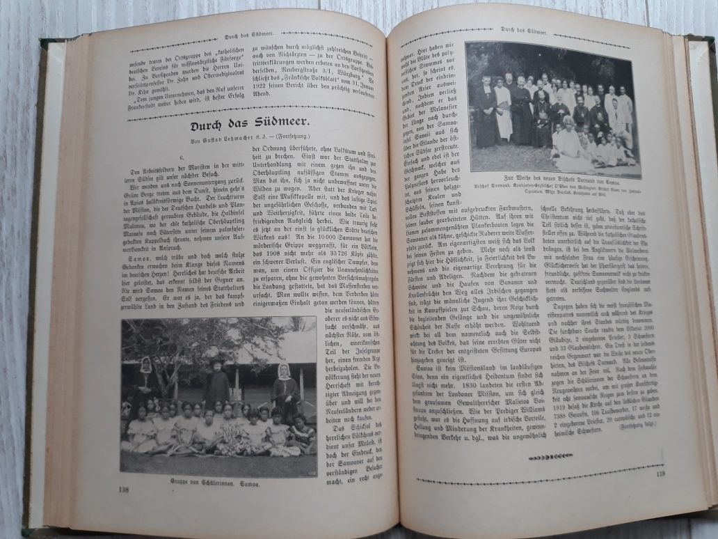 Die  Katholischen Missionen 1912 i 1923 rok - cena za oba egzemplarze