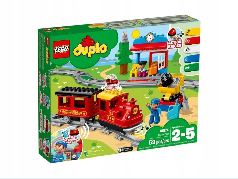 LEGO Duplo 10874 Pociąg parowy nowy!!!