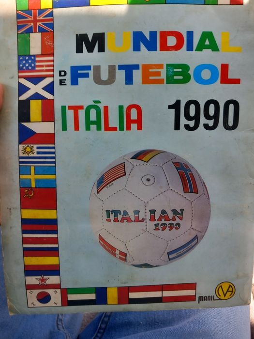 Caderneta Cromos Mundial Itália  90 Completa