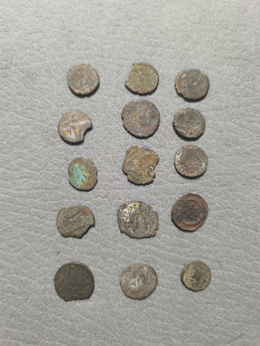Moedas romanas antigas lote