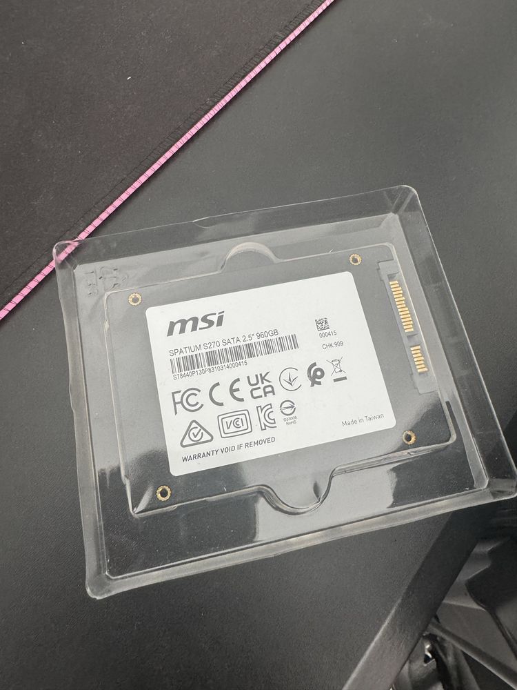 SSD Spatium S270 960GB msi sata 2.5”