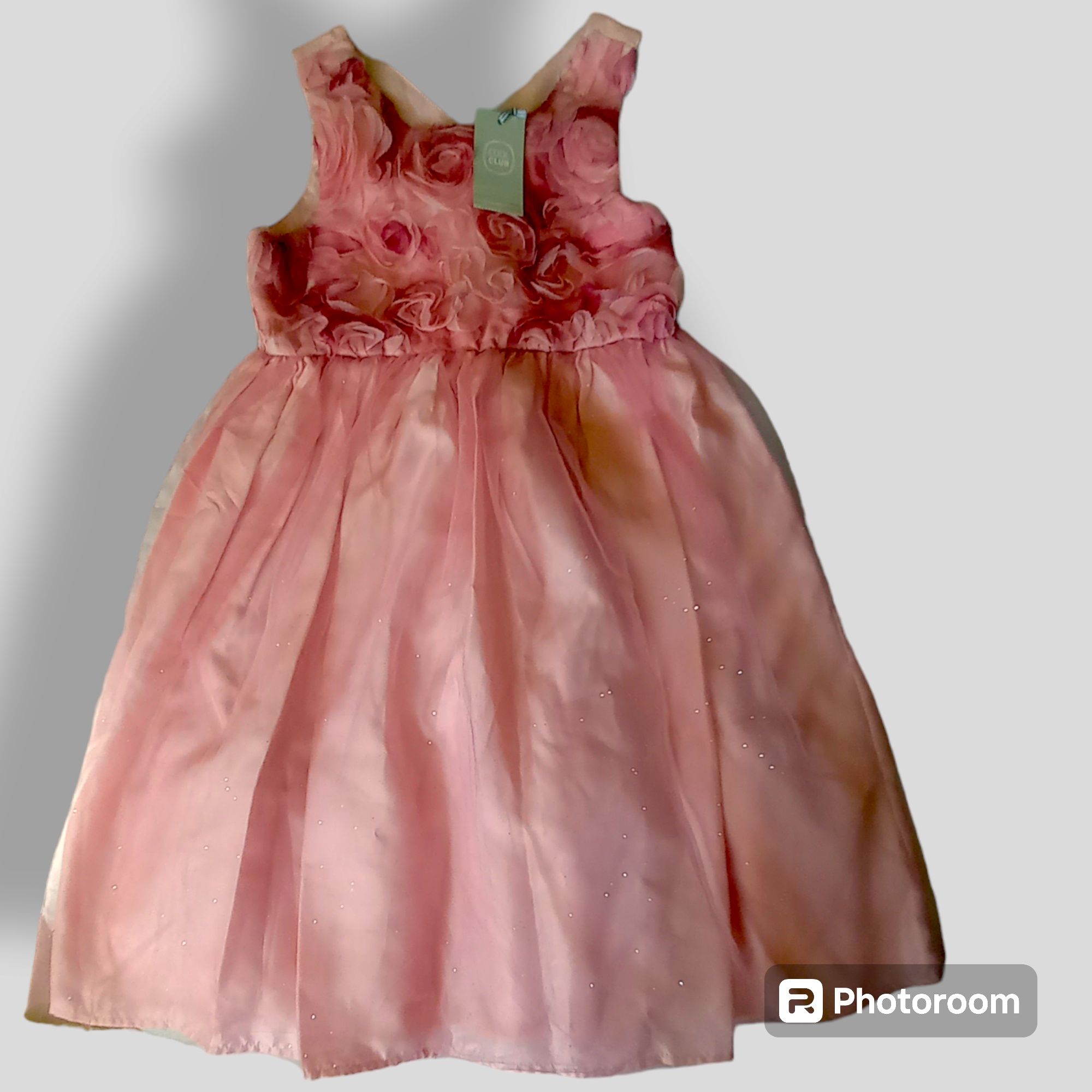Гарна сукня на свято рожева cool club на зріст 140