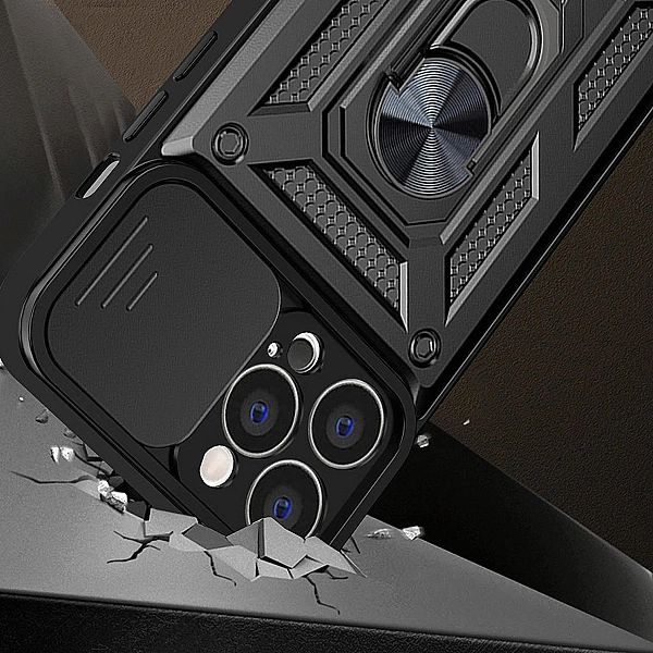 Hybrid Armor Camshield etui Realme 10 Pro+ pancerny pokrowiec z osłoną